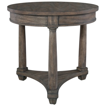 Round Lamp Table