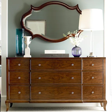 Gaston Dresser with Fleurette Mirror
