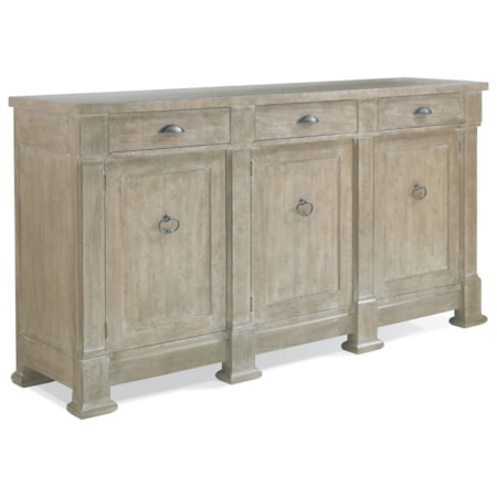 Buffet with Adjustable Shelves