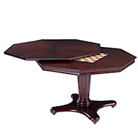 Game Table with Separate Dining and Game Surfaces
