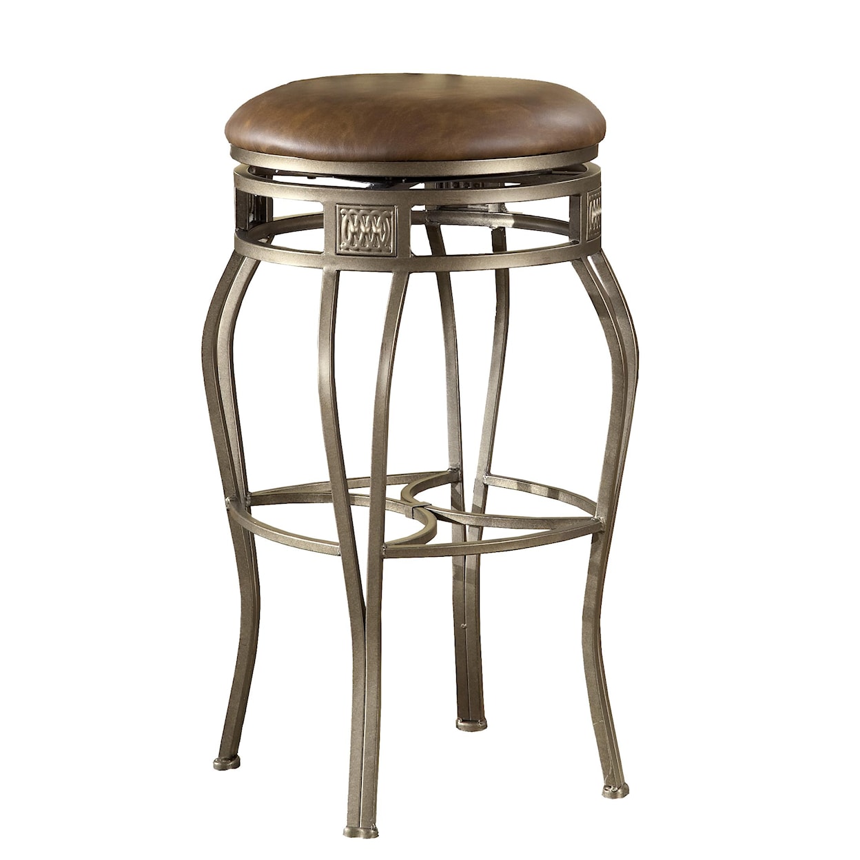 Hillsdale Backless Bar Stools 30" Backless Montello Swivel Bar Stool