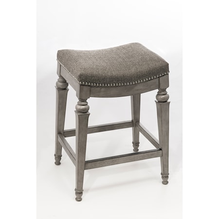 Backless Non-Swivel Counter Stool