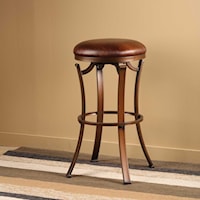 Kelford Backless Bar Stool w/ Swivel Seat