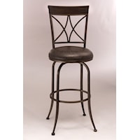 Metal Swivel Bar Height Stool