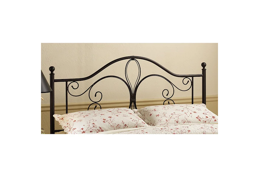 Metal Beds King Milwaukee Headboard with Frame by Hillsdale at Belpre Furniture
