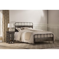 Utilitarian Metal King Bed Set