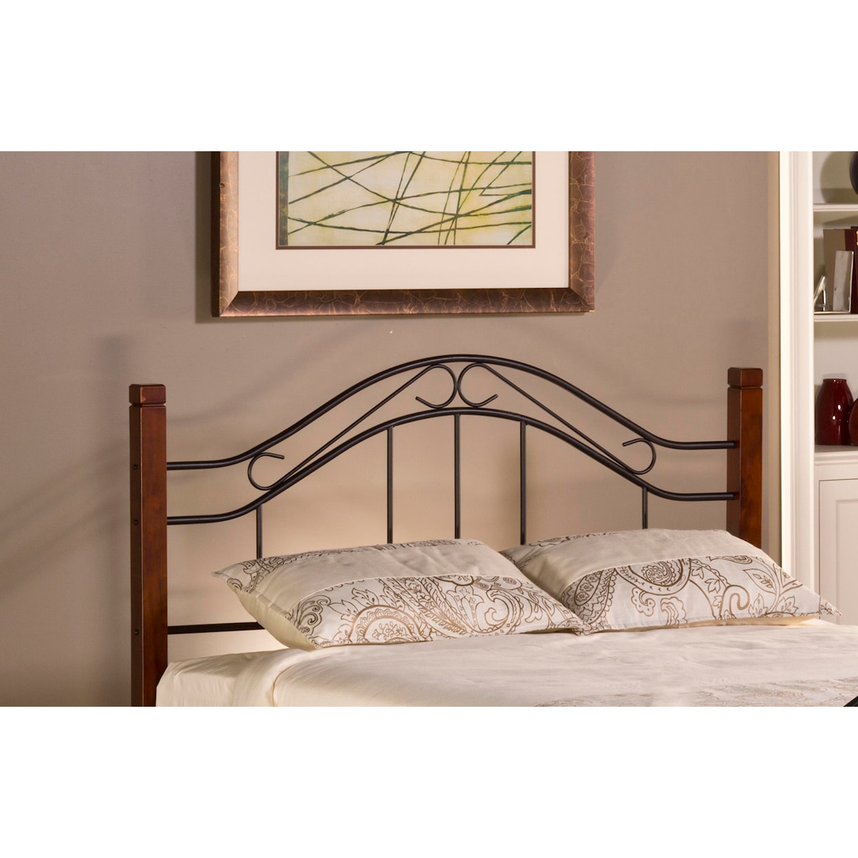 Hillsdale Metal Beds Matson King Headboard with Frame
