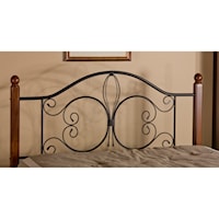 Full/Queen Milwaukee Wood Post Headboard with Frame