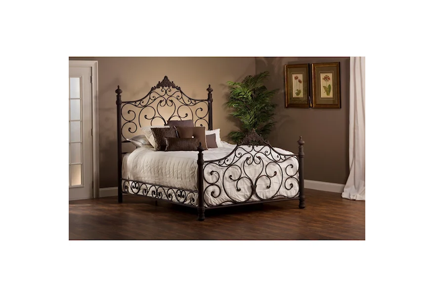 Metal Beds King Bed Set with Rails by Hillsdale at Mueller Furniture