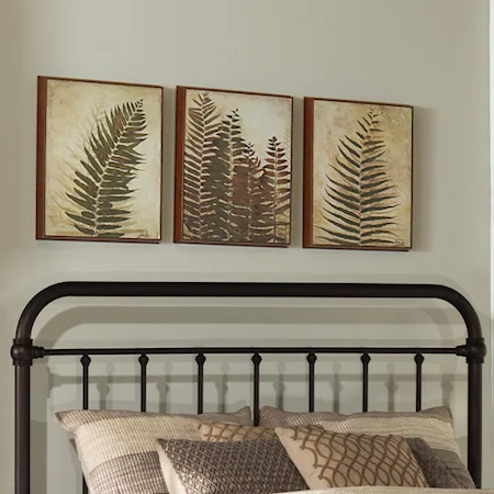 Classic Twin Metal Headboard