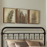 Classic King Metal Headboard with Frame