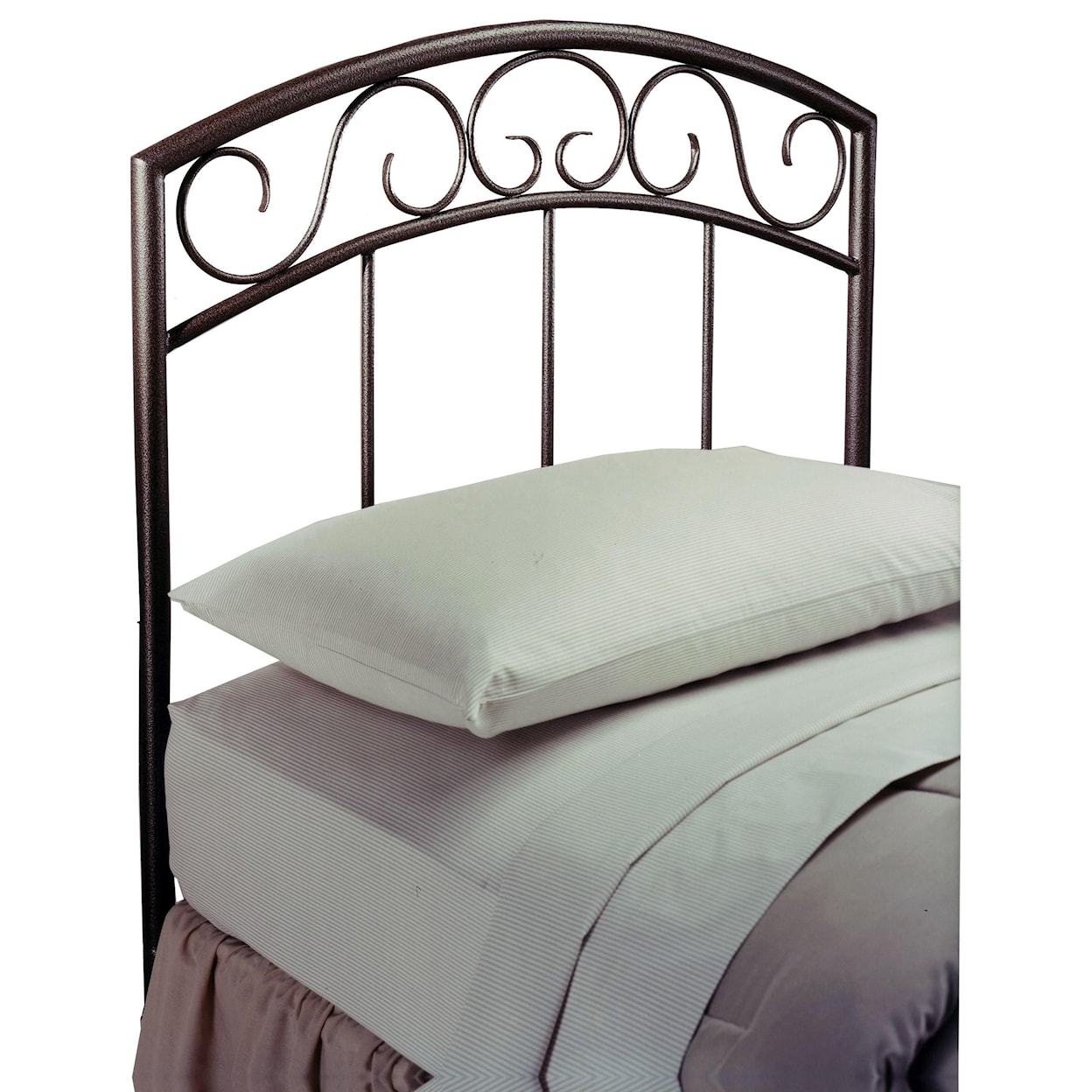 Hillsdale Metal Beds Twin Wendell Headboard with Frame