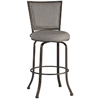 Transitional Swivel Bar Stool