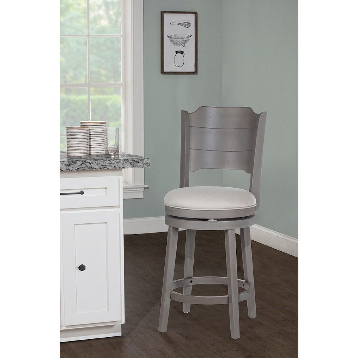 Hillsdale Clarion Swivel Bar Stool