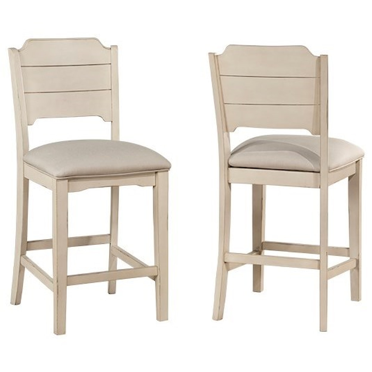 Hillsdale Clarion Non-Swivel Counter Height Stool -Set of 2