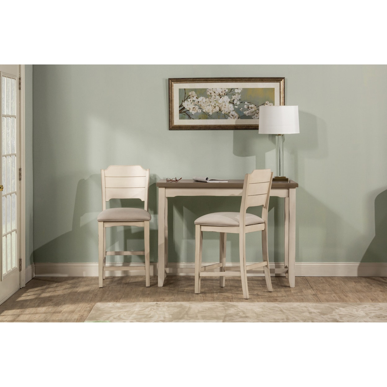 Hillsdale Clarion 3-Piece Counter Height Table Set