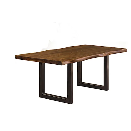 Natural Sheesham Wood Rectangular Dining Table