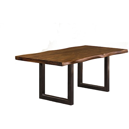 Natural Sheesham Wood Rectangular Dining Table