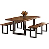 Hillsdale Emerson Natural Sheesham Wood Dining Table