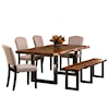 Hillsdale Emerson 6-Piece Rectangle Dining Set