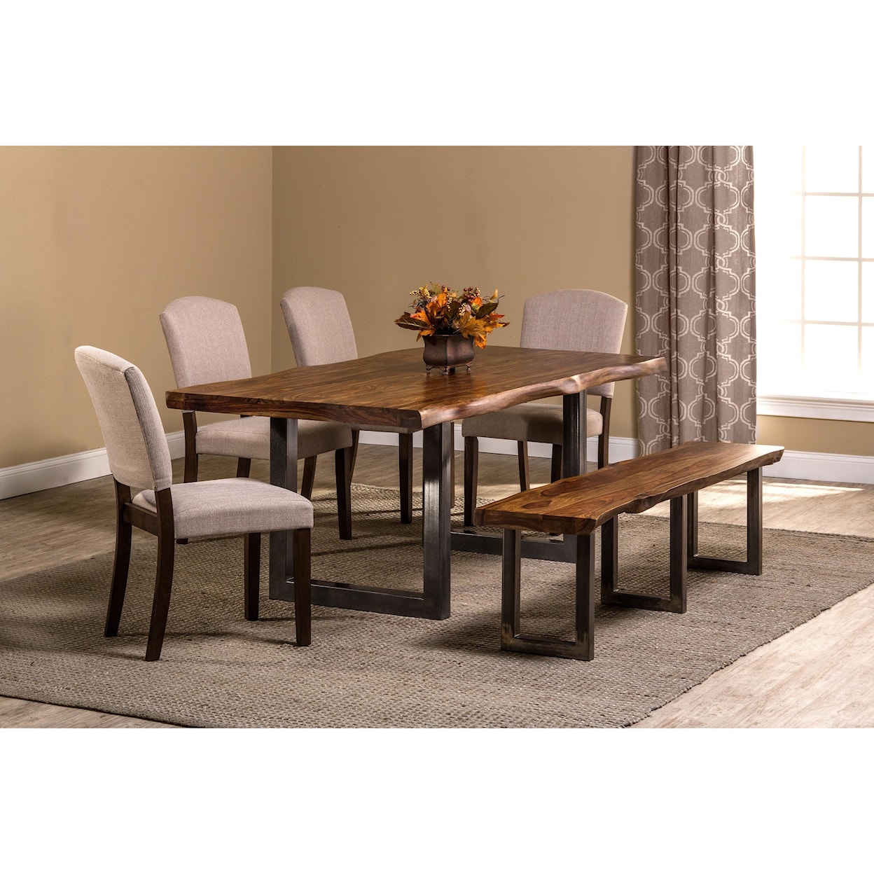 Hillsdale Emerson 6-Piece Rectangle Dining Set