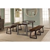 Hillsdale Emerson Natural Sheesham Wood Dining Table