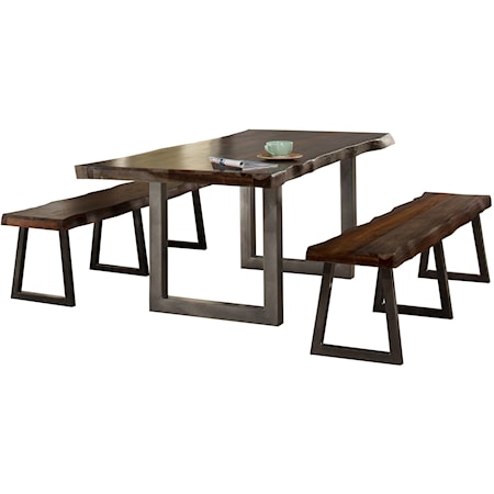 3-Piece Rectangle Dining Set