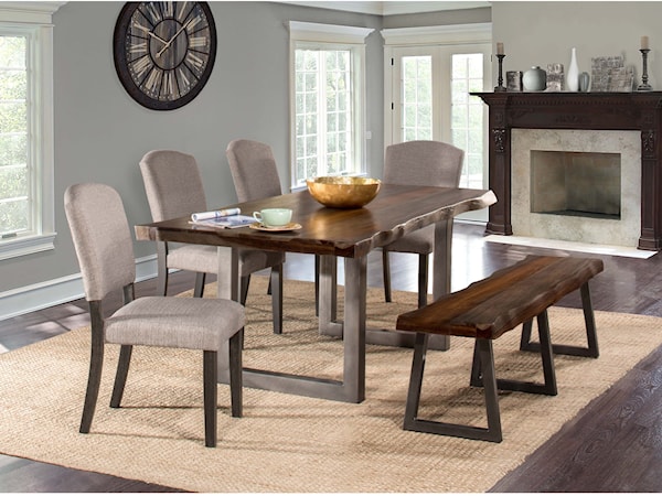 6-Piece Rectangle Dining Set