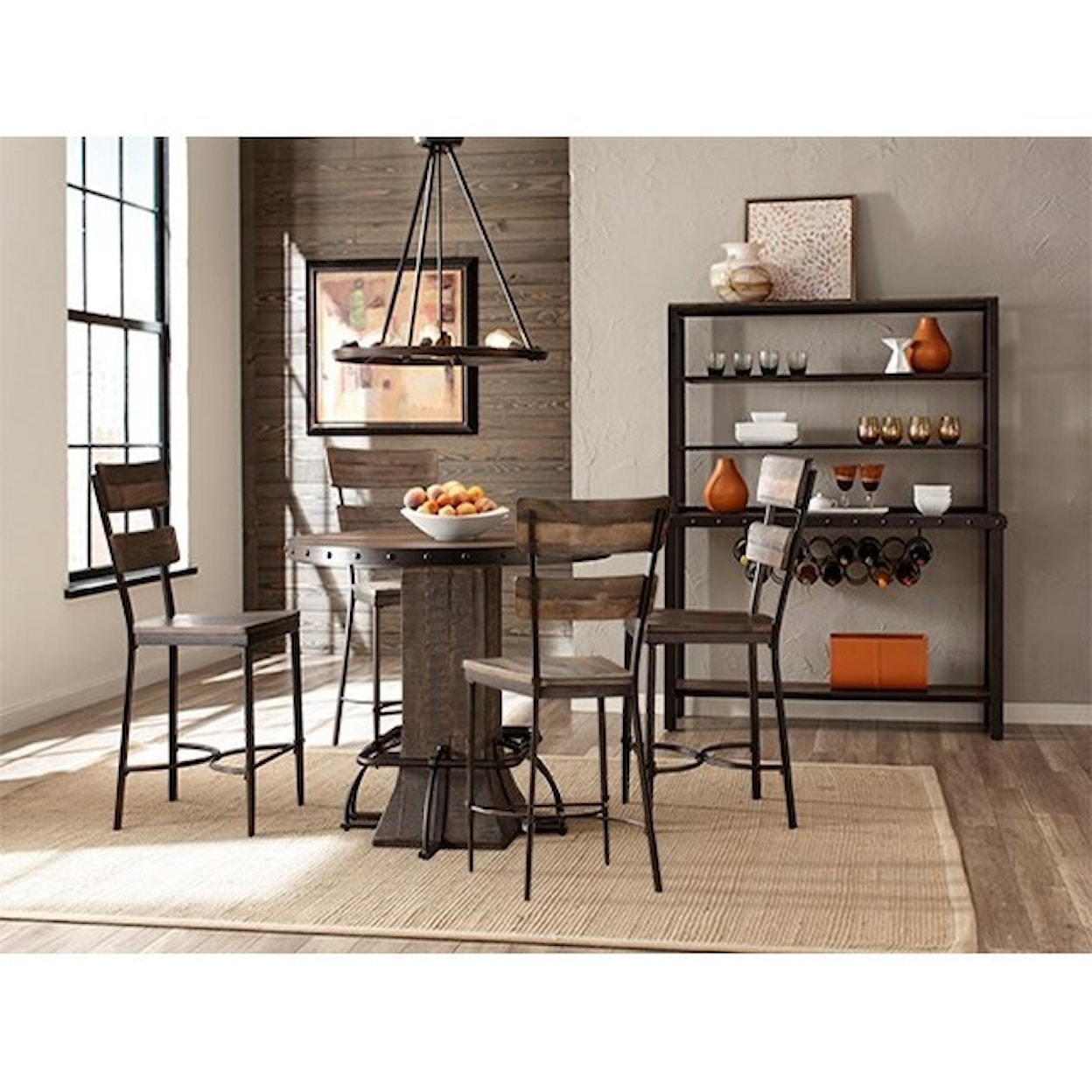 Hillsdale Jennings 5-Piece Counter Height Dining Set