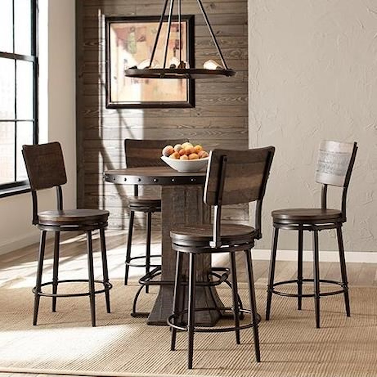 Hillsdale Jennings 5-Piece Counter Height Dining Set