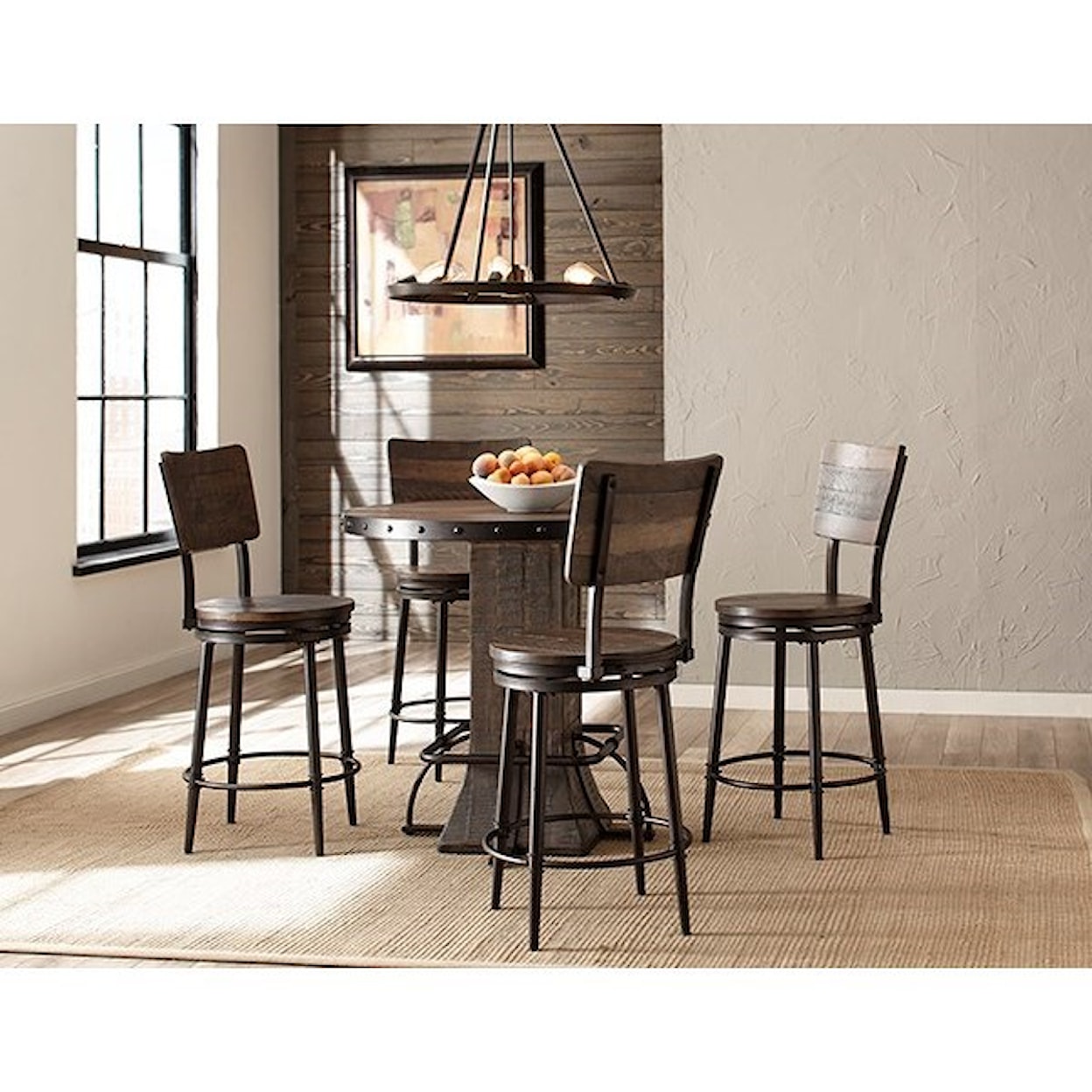 Hillsdale Jennings 5-Piece Counter Height Dining Set