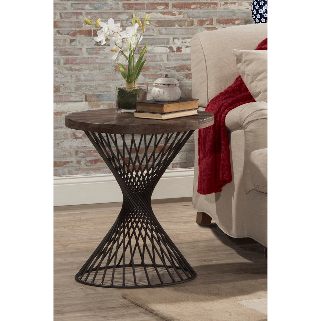 Hillsdale Kanister End Table