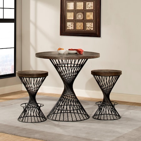 3-Piece Counter Height Dining Set