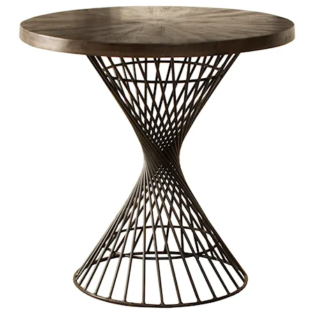 Contemporary Round Counter-Height Dining Table