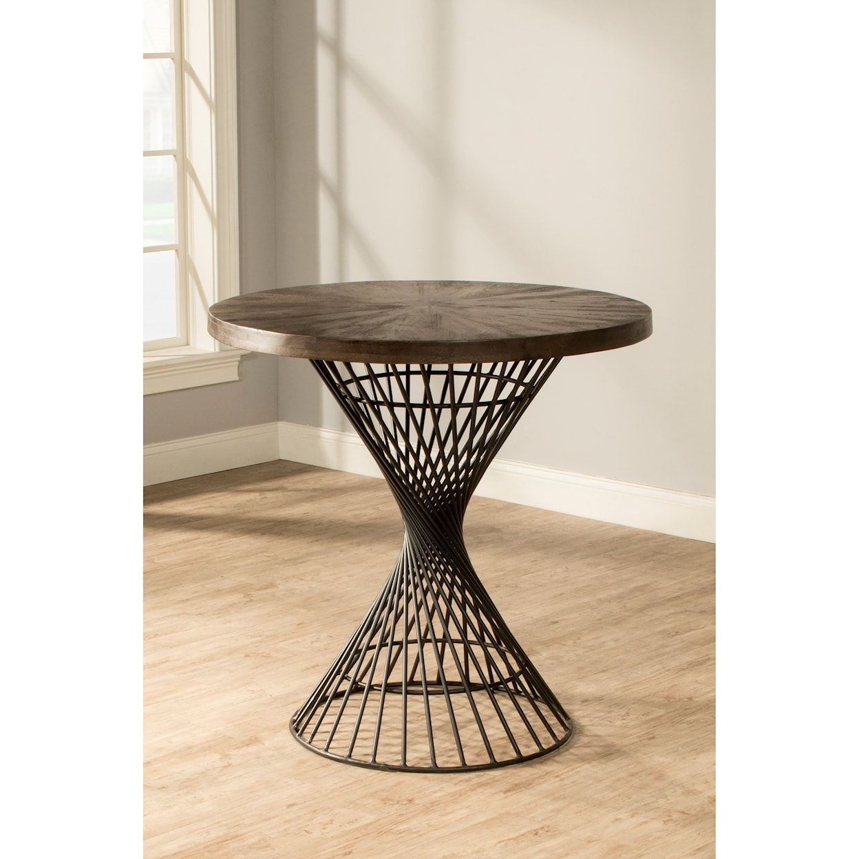 Hillsdale Kanister Round Counter-Height Dining Table