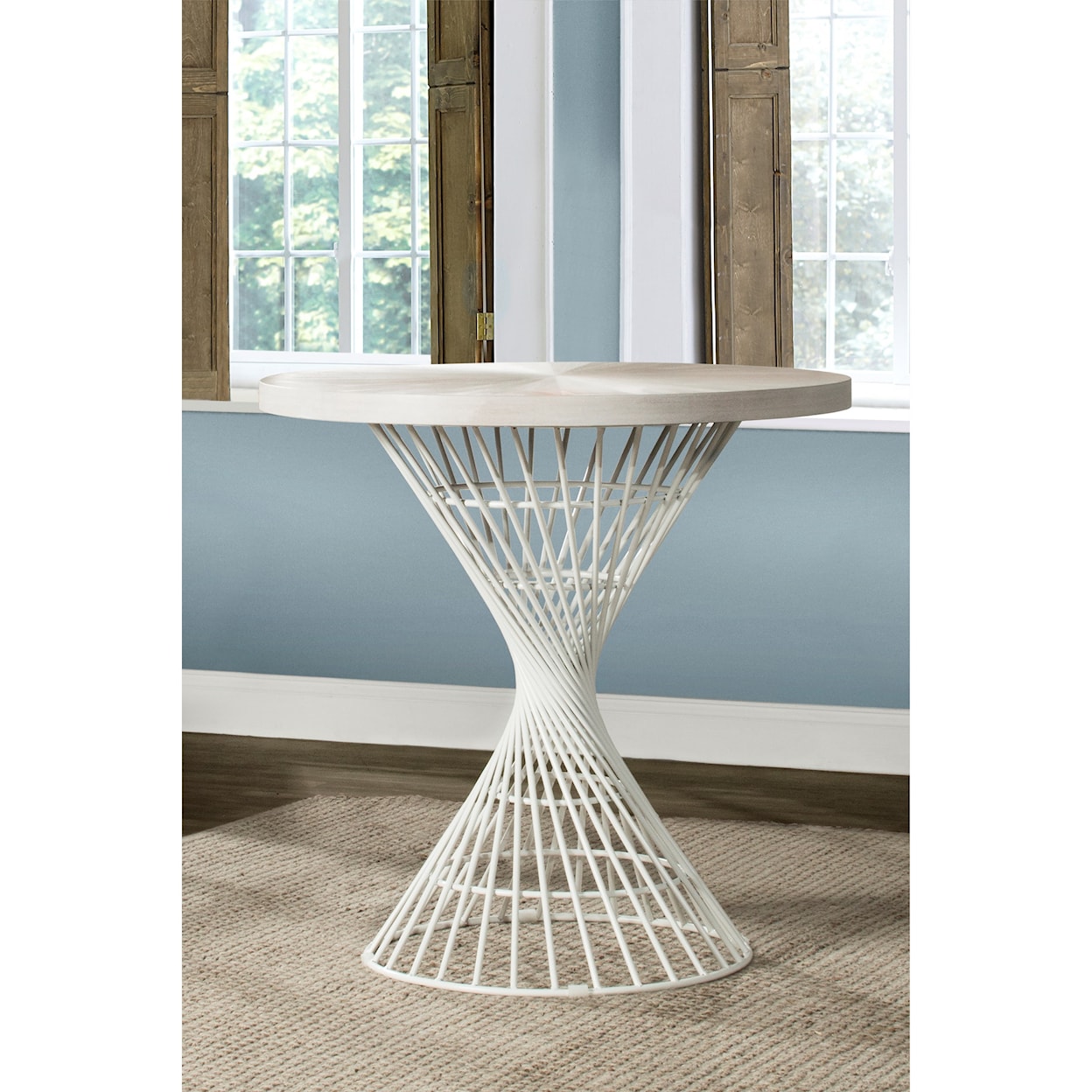 HD Furnishings Kanister Round Counter-Height Dining Table