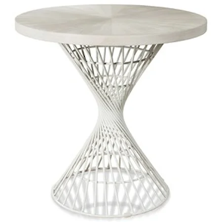 Contemporary Round Counter-Height Dining Table