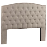King Upholstered Headboard with Tufting