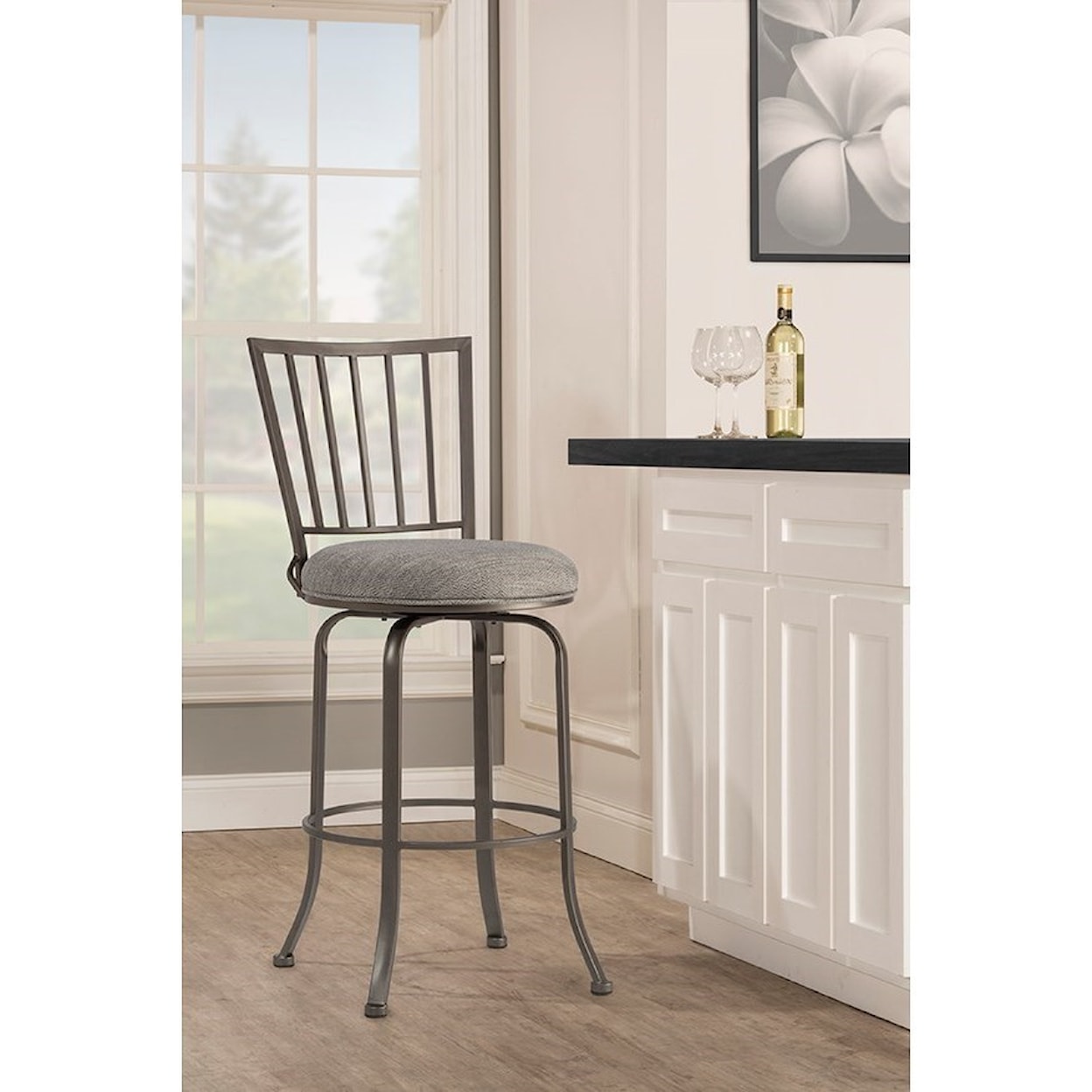 Hillsdale Lynx Swivel Bar Stool