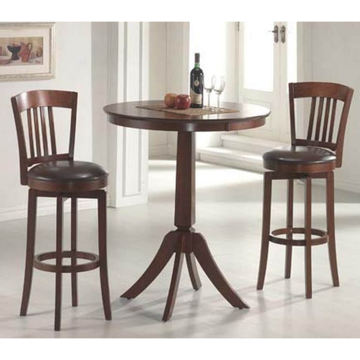 Hillsdale Plainview Canton Swivel Barstool