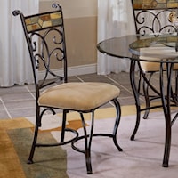 Slate Accented Dining Side Chair