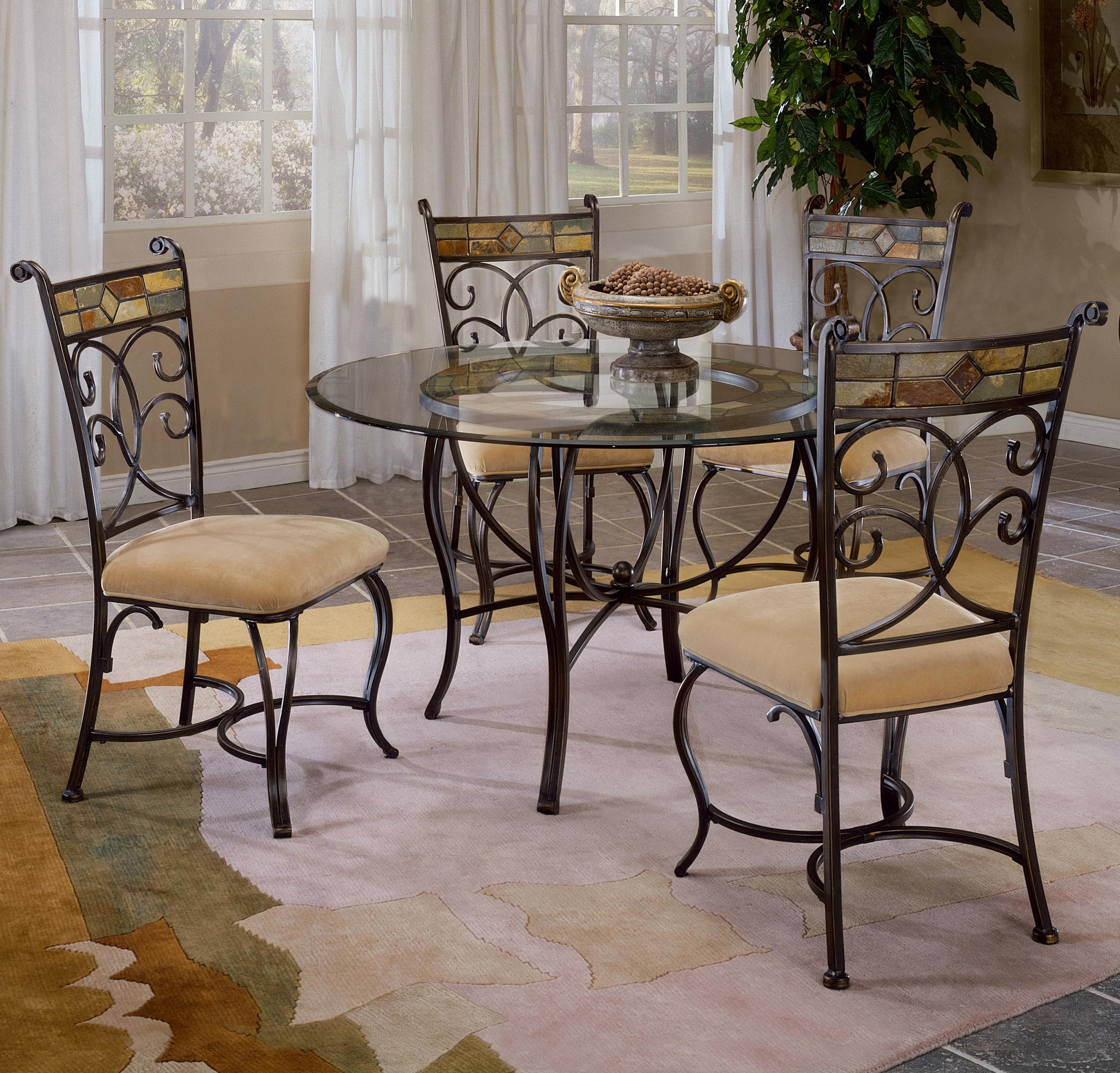 Hillsdale Pompei 4442 802 Slate Accented Dining Side Chair