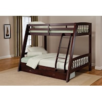Twin-over-Full Bunk Bed with Storage Drawer