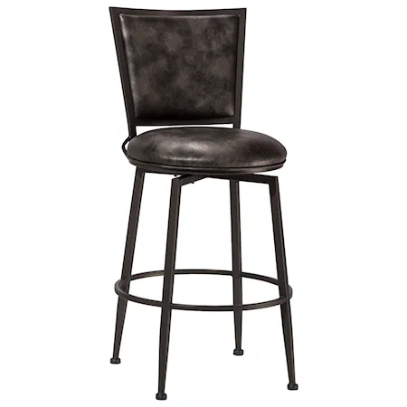 Transitional Swivel Bar Stool