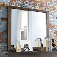 Youth Mirror with Wood Frame