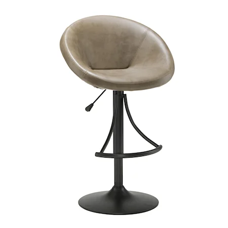 Meridian Bar Stool with Adjustable Seat Height