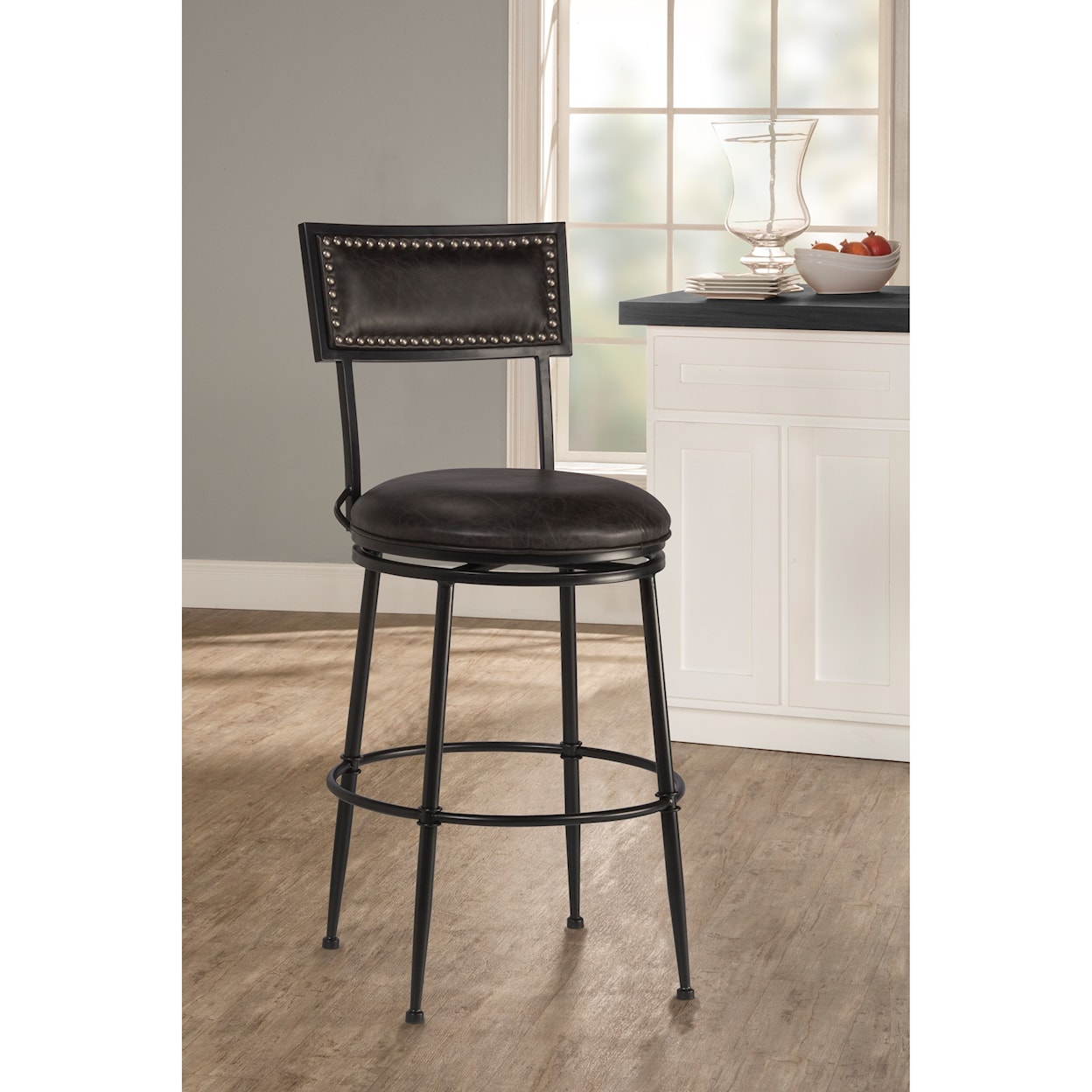 Hillsdale Theilmann Commercial Grade Swivel Counter Stool