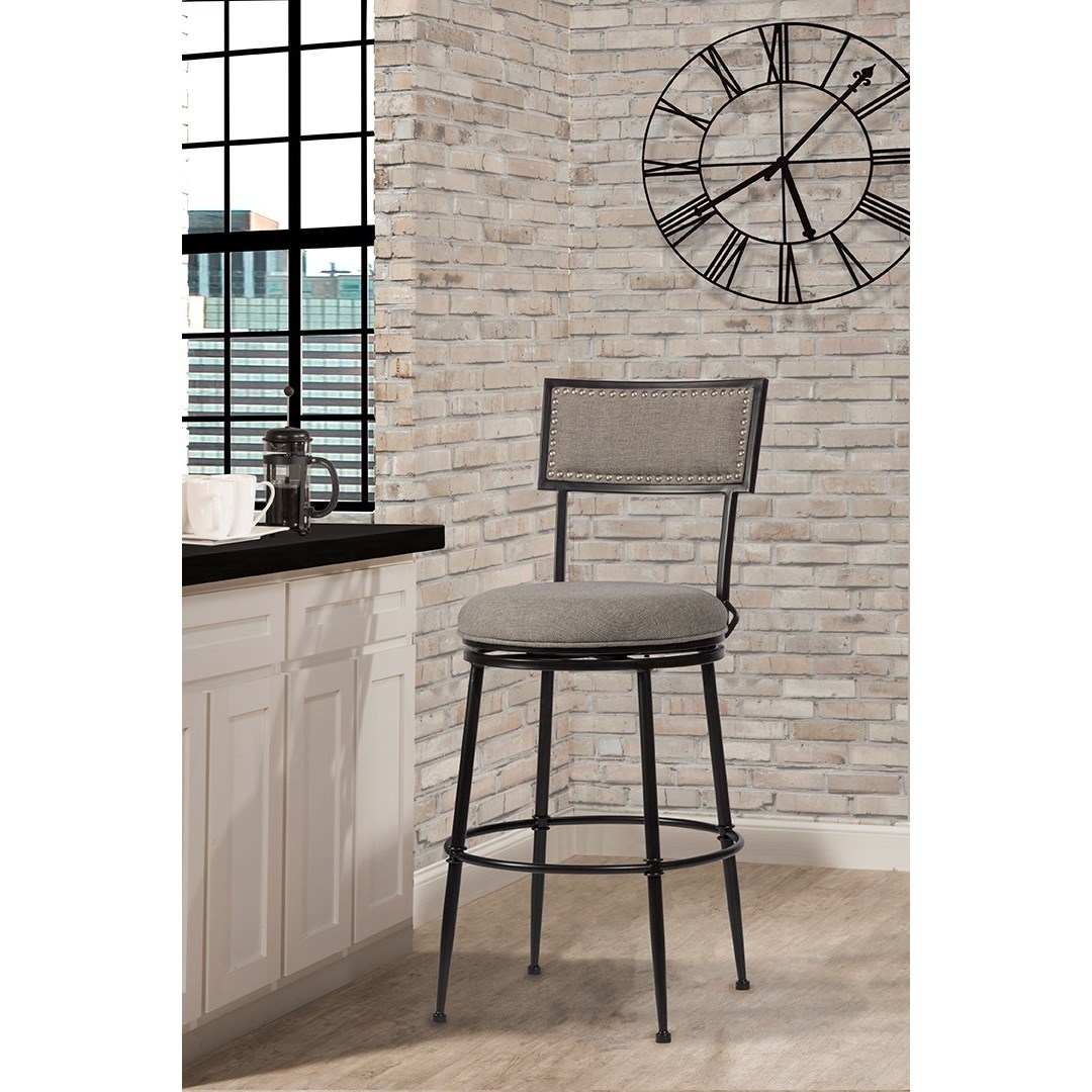 Hillsdale Theilmann Commercial Grade Swivel Bar Stool