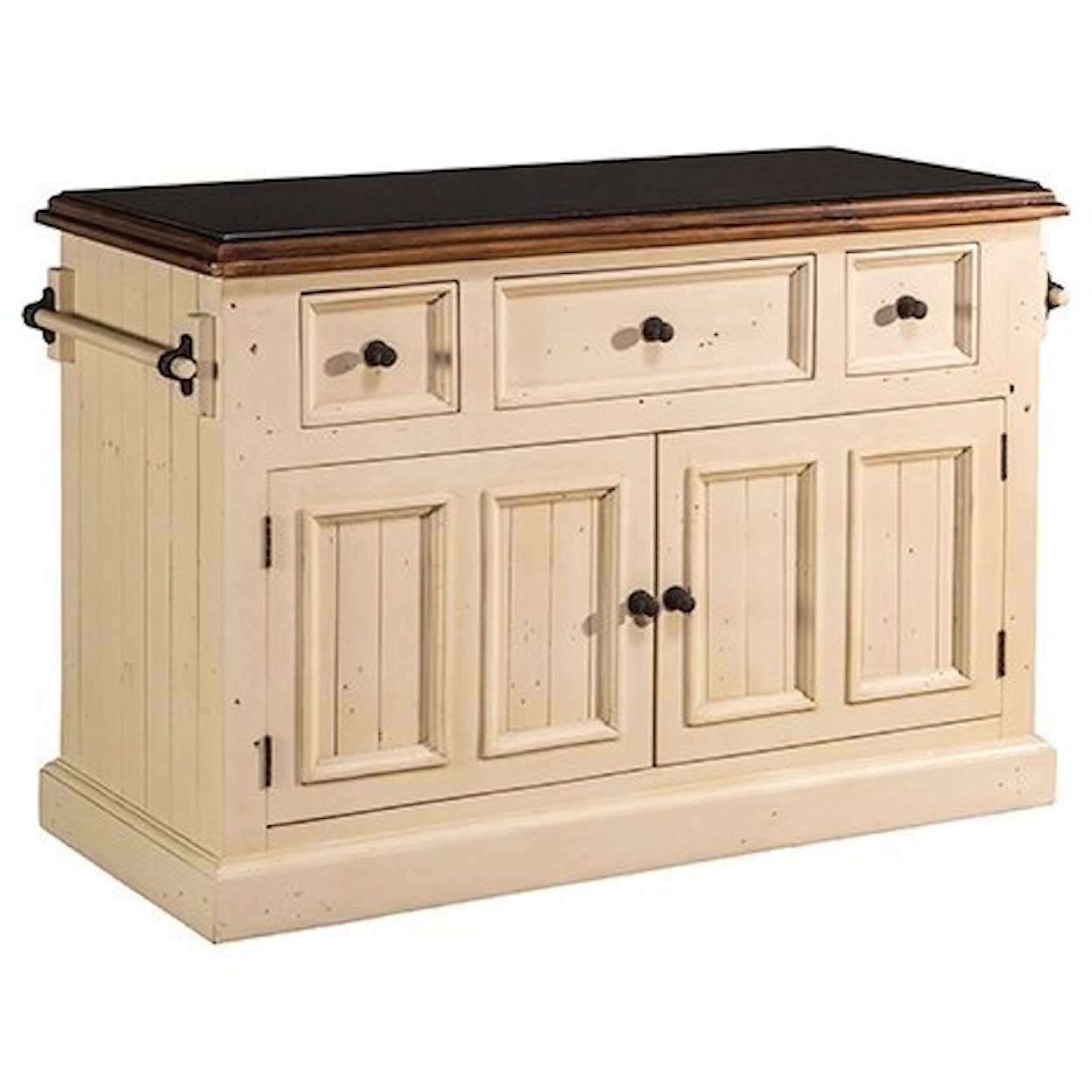 Hillsdale Tuscan Retreat Granite Top Kitchen Island