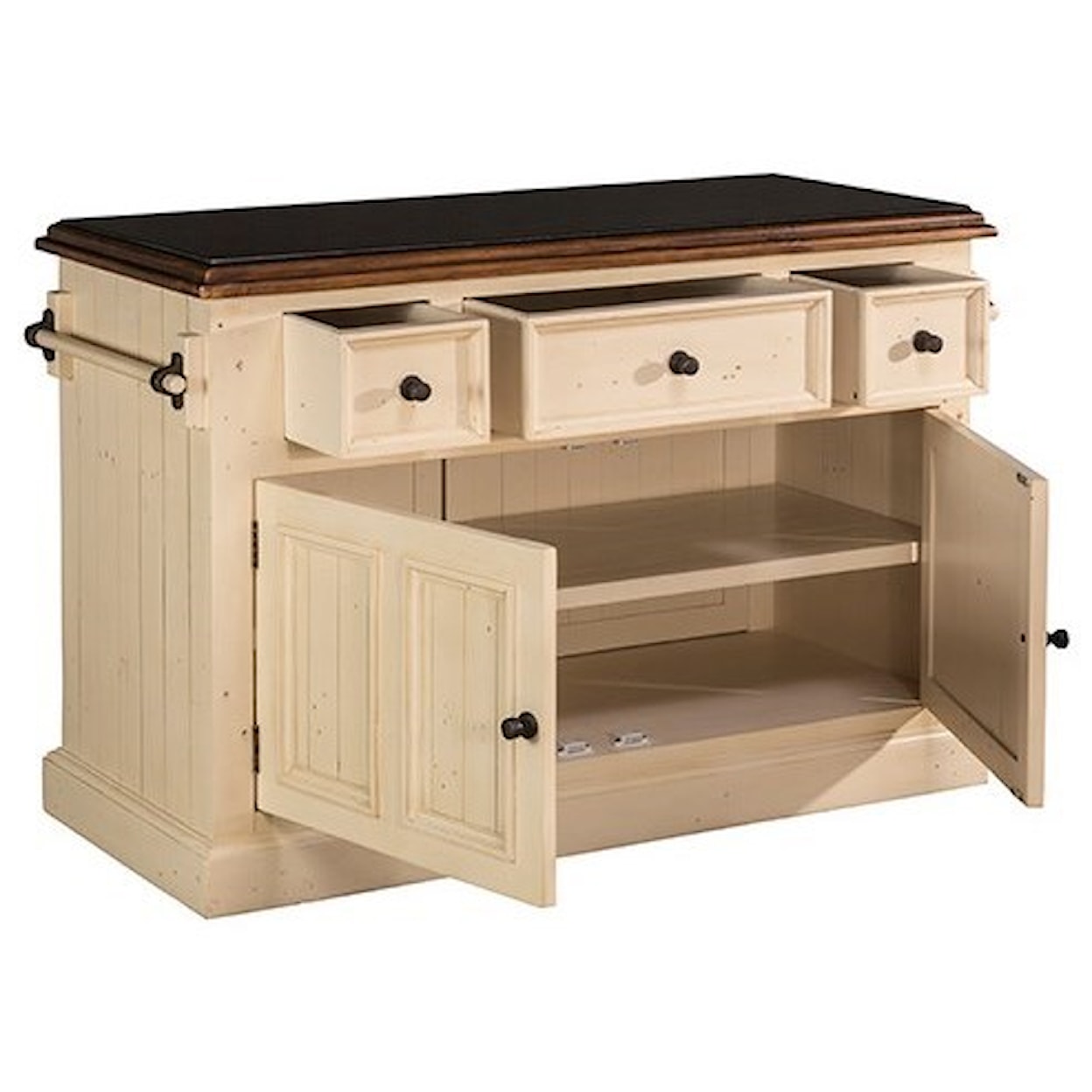 Hillsdale Tuscan Retreat Granite Top Kitchen Island